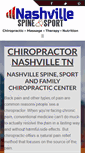 Mobile Screenshot of nashvillespineandsport.com